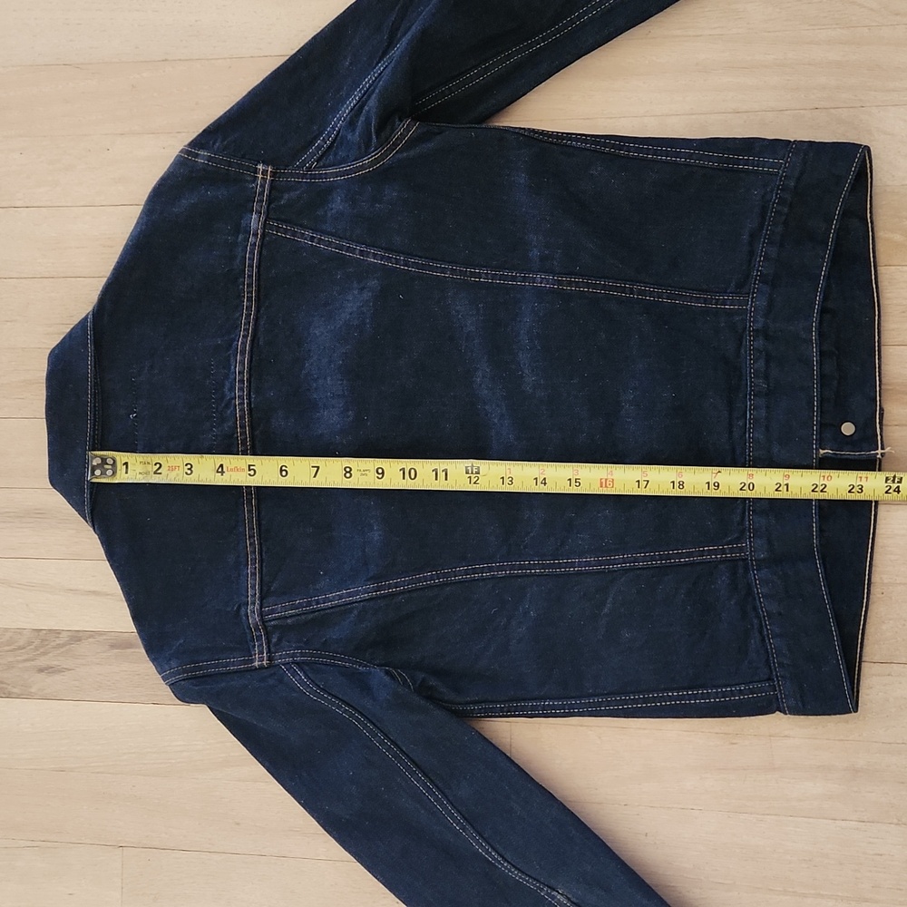 Levi’s Mens Classic Trucker Original Denim Jean Jacket Indigo Blue Size XS Levis - Picture 5 of 12